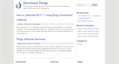 Desktop Screenshot of downloadpangu.com